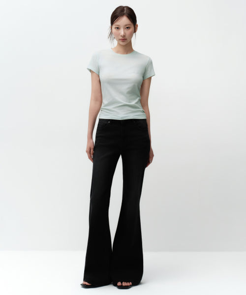 MUSINSA STANDARD WOMAN MUSINSA STANDARD WOMAN Sheer Slim T-Shirt (Various Colors)