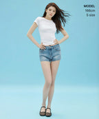MUSINSA STANDARD WOMAN MUSINSA STANDARD WOMAN T-Shirt Slim Fit