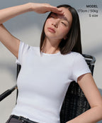 MUSINSA STANDARD WOMAN MUSINSA STANDARD WOMAN T-Shirt Slim Fit
