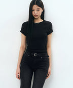 MUSINSA STANDARD WOMAN MUSINSA STANDARD WOMAN T-Shirt Slim Fit