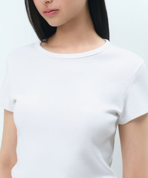 MUSINSA STANDARD WOMAN MUSINSA STANDARD WOMAN T-Shirt Slim Fit