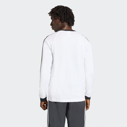 ADIDAS ADIDAS 3-Stripe Long Sleeve T-Shirt - White