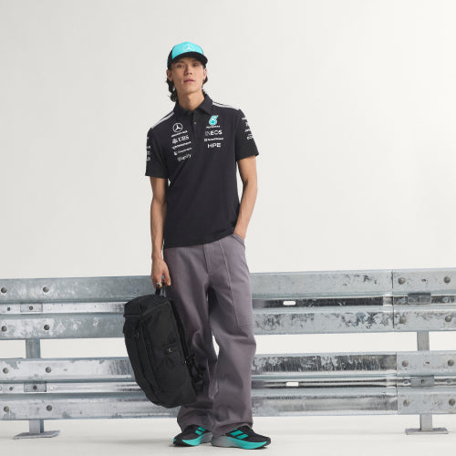 ADIDAS ADIDAS Mercedes AMG F1 Team Engineer Polo Shirt - Black