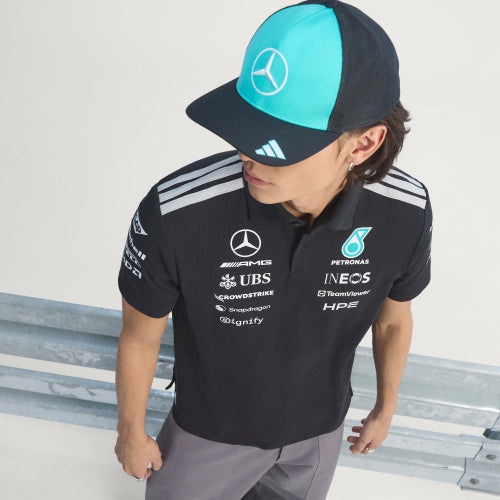 ADIDAS ADIDAS Mercedes AMG F1 Team Engineer Polo Shirt - Black