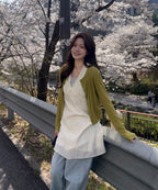 MIXXO MIXXO Cardigan Ribbed See-Through (Size C)