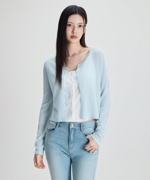 MIXXO MIXXO Summer see-through cardigan (C)