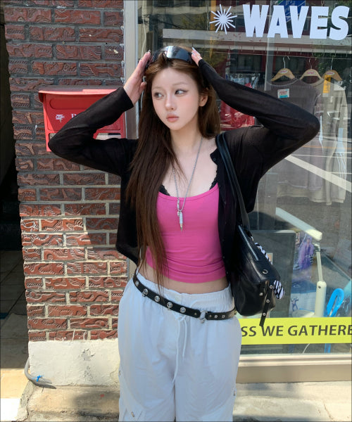 MIXXO MIXXO Summer see-through cardigan (C)