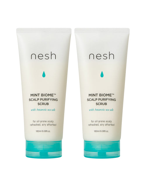 NESH [2-piece set] Mint Biome Scalp Purifying Scrub 180ml x 2