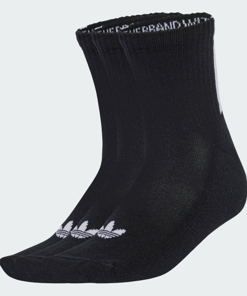 ADIDAS ADIDAS Quarter Length Striped Socks