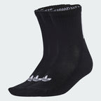 ADIDAS ADIDAS Quarter Length Striped Socks