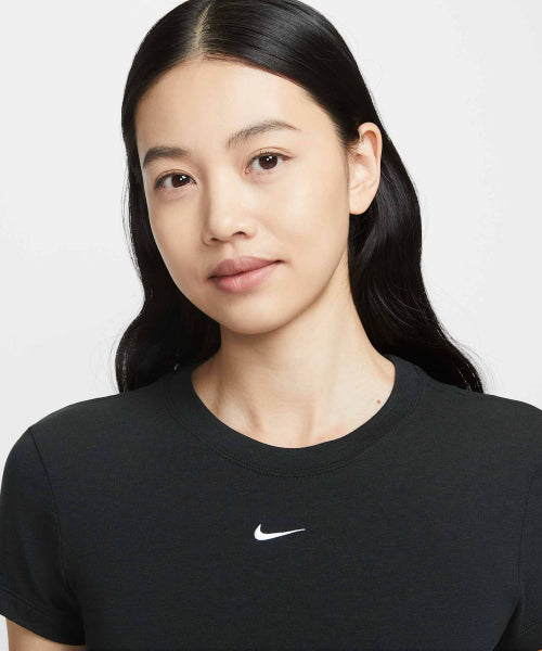 NIKE Nike T-Shirt Crop Black:White