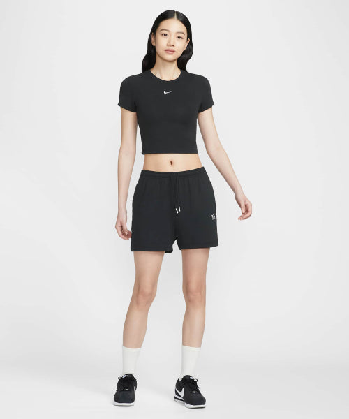NIKE Nike T-Shirt Crop Black:White