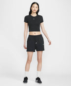 NIKE Nike T-Shirt Crop Black:White