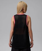 NIKE Nike Jordan T-Shirt W - Black: Gym Red