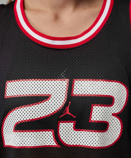 NIKE Nike Jordan T-Shirt W - Black: Gym Red