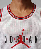 NIKE Nike Jordan Mesh Jersey M - White: Gym Red