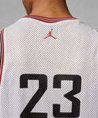 NIKE Nike Jordan Mesh Jersey M - White: Gym Red