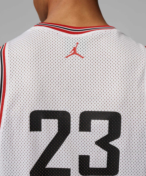 NIKE Nike Jordan Mesh Jersey M - White: Gym Red