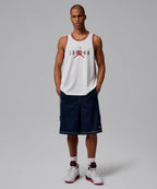 NIKE Nike Jordan Mesh Jersey M - White: Gym Red