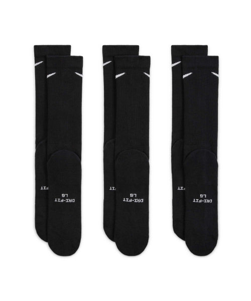 NIKE NIKE Everyday Elevated Crew Socks - Black