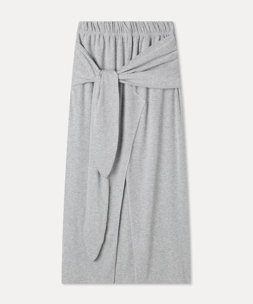 MIXXO MIXXO Skirt Ribbon Tie Banding Long Skirt