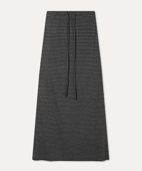MIXXO MIXXO Pattern Banding Long Skirt C/S