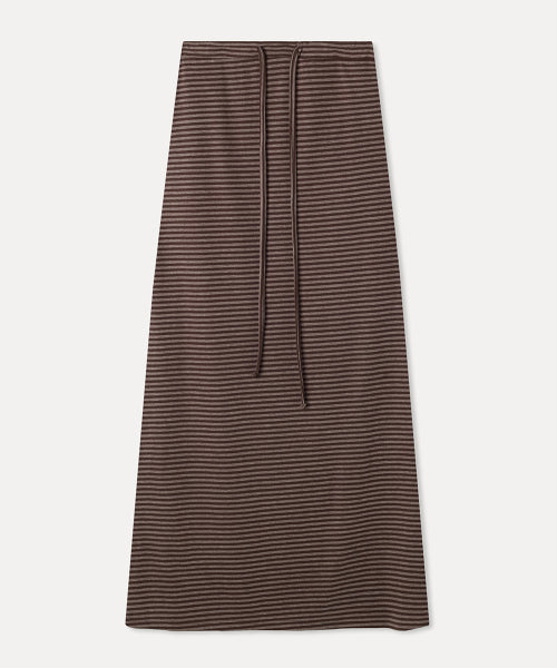 MIXXO MIXXO Pattern Banding Long Skirt C/S