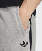 ADIDAS ADIDAS 3-stripe Short Pants Medium Gray Heather