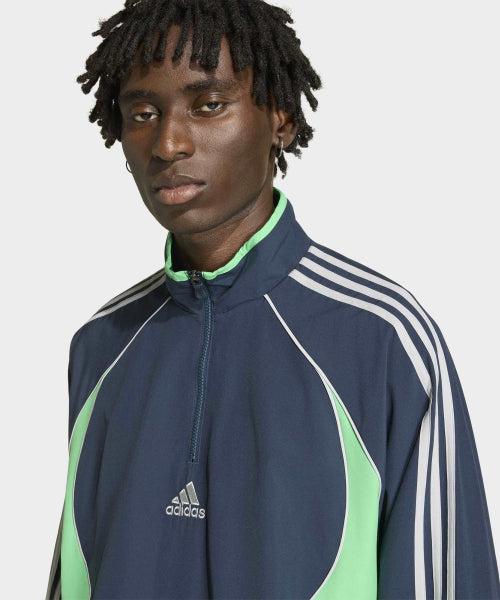 ADIDAS ADIDAS Team Geist Half Zipper Sweatshirt - Aura Ink
