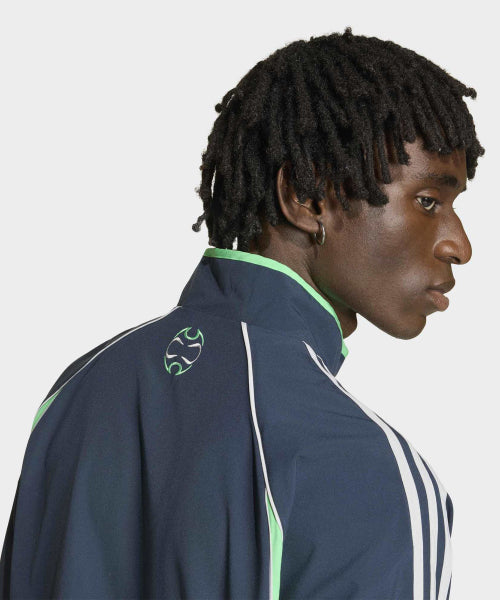 ADIDAS ADIDAS Team Geist Half Zipper Sweatshirt - Aura Ink