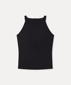 MIXXO MIXXO Halter Neck Sleeveless T-Shirt (Cream, Size S)