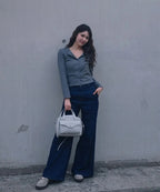 MIXXO MIXXO T-Shirt Button Ribbed Cardigan