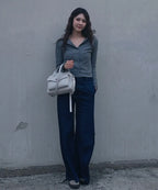 MIXXO MIXXO T-Shirt Button Ribbed Cardigan