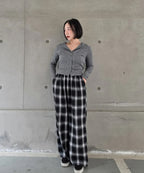 MIXXO MIXXO T-Shirt Button Ribbed Cardigan