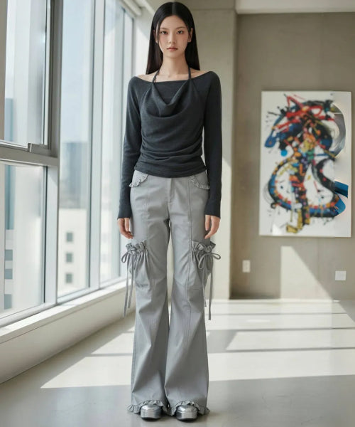 MIXXO MIXXO Cowl Neck Layered Pullover - Size S