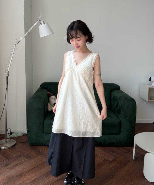 MIXXO MIXXO V-neck Layered Dress C