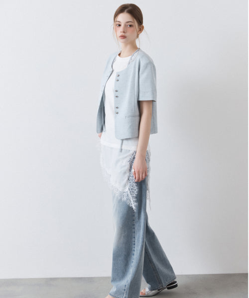 MIXXO MIXXO Denim Semi Balloon Pants