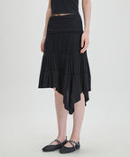 MIXXO MIXXO Skirt Folded Banding Tiered