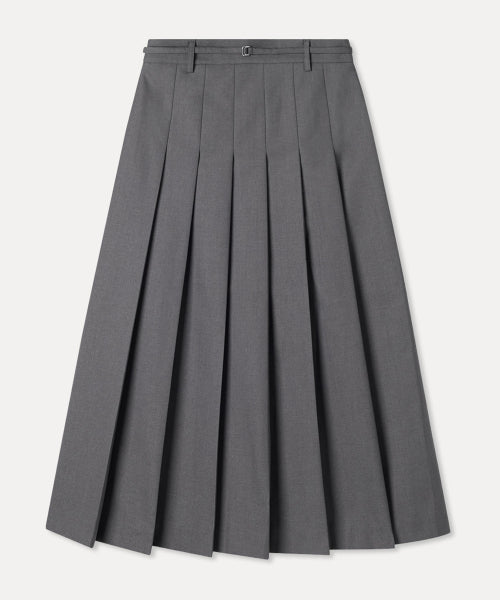 MIXXO MIXXO Pleated Long Skirt C