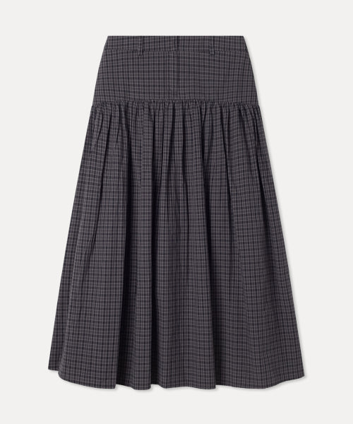 MIXXO MIXXO Check Long Skirt C