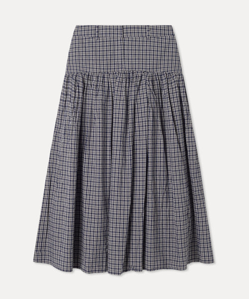 MIXXO MIXXO Check Long Skirt C
