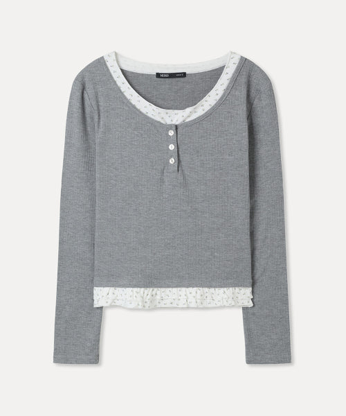 MIXXO MIXXO T-Shirt Layered Frill C