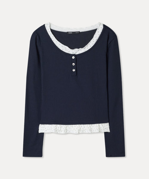 MIXXO MIXXO T-Shirt Layered Frill C