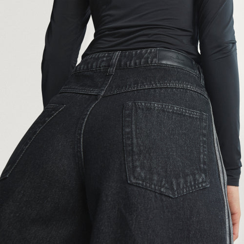 ADIDAS ADIDAS Firebird Denim Track Pants - Black