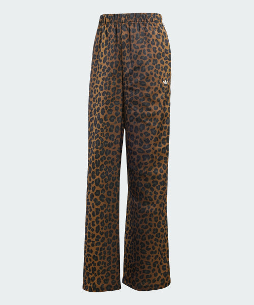 ADIDAS ADIDAS Wide Leg Satin Pants - Leopard