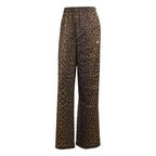 ADIDAS ADIDAS Wide Leg Satin Pants - Leopard