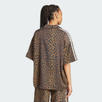 ADIDAS ADIDAS Satin Shirt Leopard:Brown