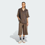 ADIDAS ADIDAS Satin Shirt Leopard:Brown