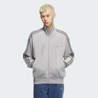 ADIDAS ADIDAS Firebird Velor Track Top - Gray