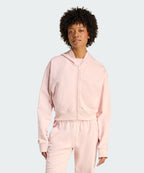 ADIDAS ADIDAS Essential French Terry Crop Zipper Hoodie - Size
